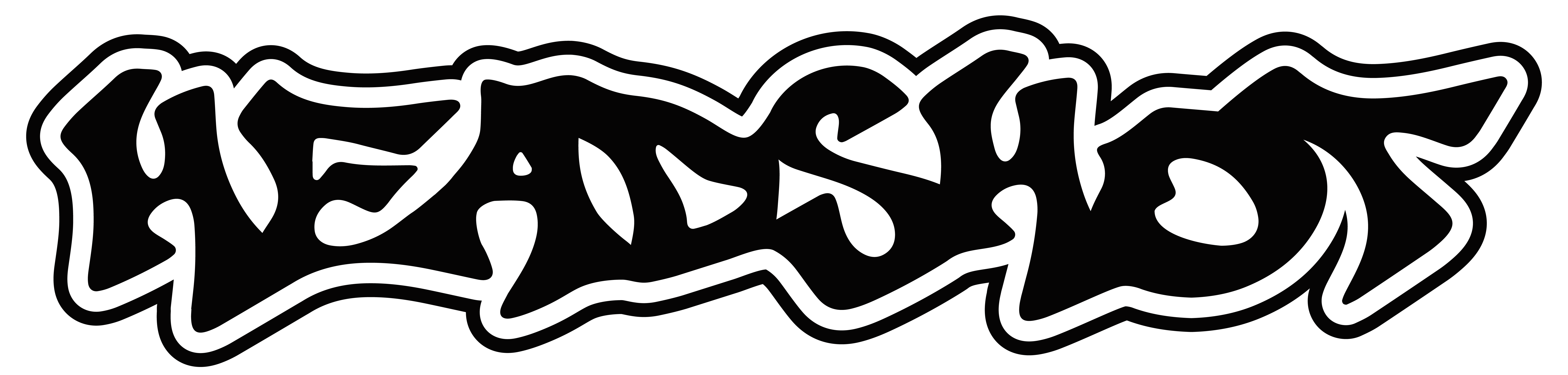 Headshot wireframe logo outline